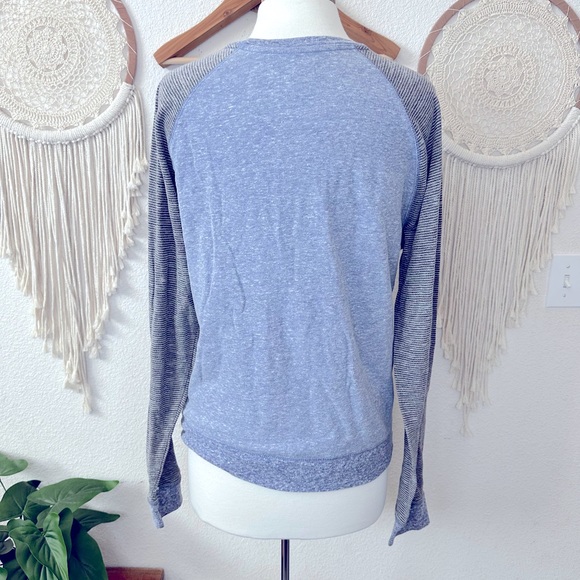 The Rail mens blue and gray long sleeve shirt base layer medium - Picture 3 of 5